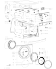Схема №1 WA 6520/1 с изображением Модуль (плата) для стиральной машины Whirlpool 481010641492