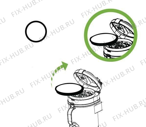 Большое фото - Кейс для мини-пылесоса Aeg 4055226288 в гипермаркете Fix-Hub