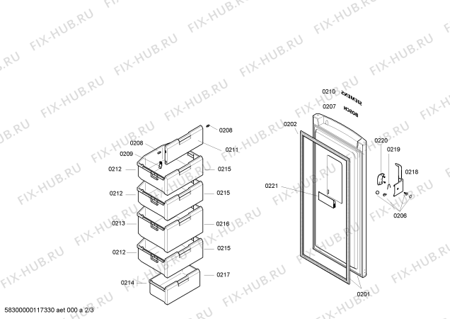 Схема №1 GSD26410 с изображением Стартовый узел для холодильника Bosch 00428949