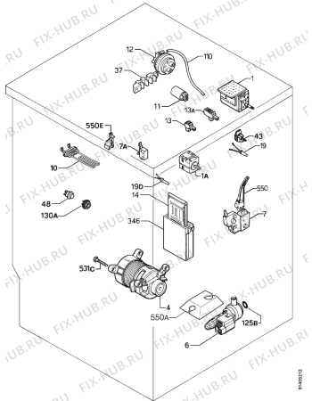 Взрыв-схема стиральной машины Zanussi WDS1012 - Схема узла Electrical equipment 268