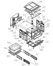 Схема №1 FMO45FSPTFTCHXS (520630, BO4PY4T1-42) с изображением Уплотнитель двери для электропечи Gorenje 516010