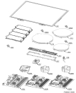 Схема №1 HKP95510XB IG9 с изображением Керамическая поверхность для плиты (духовки) Aeg 5551120446