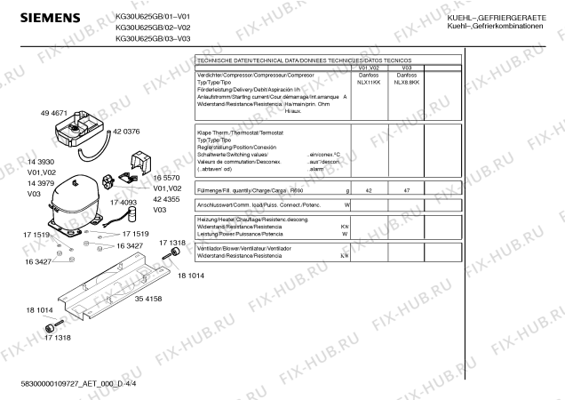 Схема №1 KG30U625GB с изображением Дверь для холодильника Siemens 00475291