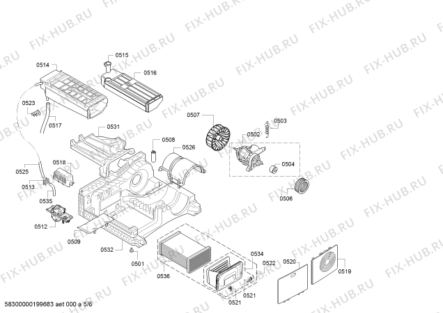 Схема №2 WTE84106ZA с изображением Ручка для сушильной машины Bosch 12016257