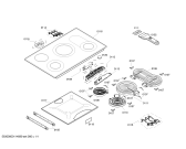 Схема №1 T5583X0 с изображением Стеклокерамика для духового шкафа Bosch 00476169