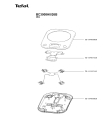 Схема №1 BC3008H0/26B с изображением Крышечка для напольных и кухонных весов Tefal TS-07008830