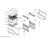 Схема №4 HBN43M551A с изображением Решетка для плиты (духовки) Bosch 00445364