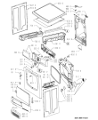 Схема №1 AWZ 3793 с изображением Клавиша для сушилки Whirlpool 481241228046