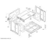 Схема №3 B4562N0 с изображением Противень для духового шкафа Bosch 00665761