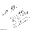 Схема №2 SGV43E83EU с изображением Передняя панель для посудомойки Bosch 00662231