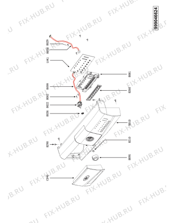 Схема №2 AWG 908 E BAL с изображением Декоративная панель для стиралки Whirlpool 480111101633