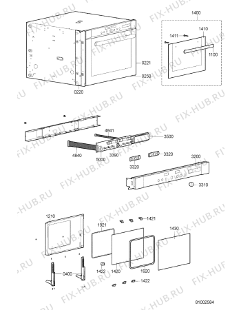 Схема №2 SPC 5360 IN с изображением Объединитель для плиты (духовки) Whirlpool 481240118631