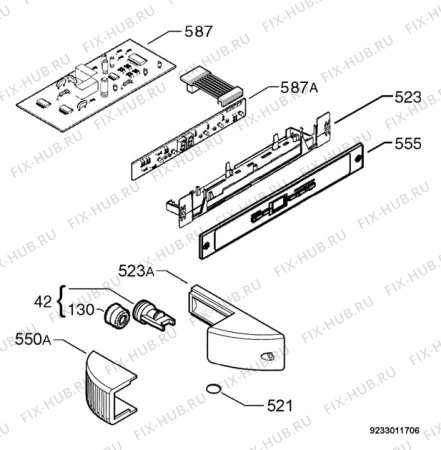 Взрыв-схема холодильника Aeg Electrolux SZ91240-4I - Схема узла Diffusor