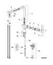 Схема №1 MC1LSHPANHA (F076786) с изображением Ручка для смешивателя Indesit C00289840