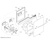 Схема №2 SHX56C06UC Bosch с изображением Внешняя дверь для посудомойки Bosch 00245645