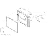 Схема №3 B22CT80SNS с изображением Разделительная стенка для холодильника Bosch 00772082