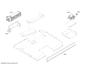 Схема №3 HBN3550UC с изображением Панель управления для плиты (духовки) Bosch 00684464