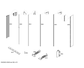 Схема №3 FIN24P30 с изображением Крышка для холодильника Bosch 00247341