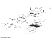 Схема №1 DHU662BTR с изображением Накладка для вентиляции Bosch 00750287