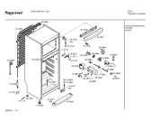 Схема №1 KSV24301 с изображением Дверь морозильной камеры для холодильника Bosch 00217397