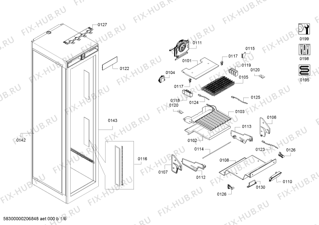 Схема №4 T23IR900SP, Thermador с изображением Панель для холодильной камеры Bosch 11024366