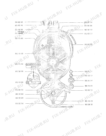 Схема №1 LAVDOMINA L с изображением Электропомпа Aeg 8996460684500