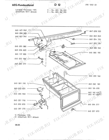 Взрыв-схема посудомоечной машины Interfunk (N If) INTERFUNK 9511DELUXE - Схема узла Section7