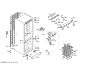 Схема №1 KG36P390 с изображением Мотор вентилятора для холодильника Siemens 00498328