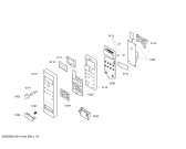 Схема №3 H5642B0GB MW 5642 с изображением Набор кнопок для посудомойки Bosch 00187316