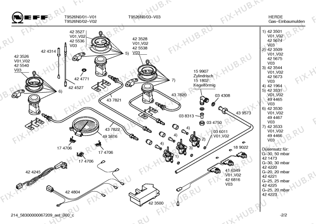 Схема №1 T9526N0 с изображением Ручка конфорки для электропечи Bosch 00423495