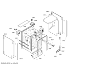 Схема №2 SF53E430EU с изображением Передняя панель для посудомойки Siemens 00447635