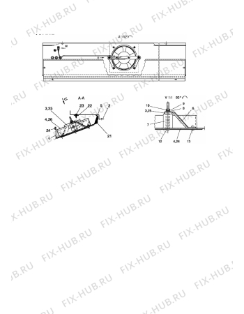 Взрыв-схема холодильника Carrier PREMOR1085G (DIXELL) - Схема узла Ventilation