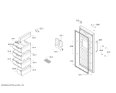 Схема №2 GSVFUQ4CH с изображением Дверь для холодильника Bosch 00712879