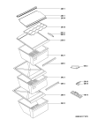 Схема №2 KRSC 9045 с изображением Дверца для холодильной камеры Whirlpool 480132103267