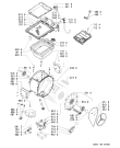 Схема №1 GL805T с изображением Обшивка для стиралки Whirlpool 480111102862