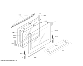 Схема №1 HB750750C с изображением Фронтальное стекло для плиты (духовки) Siemens 00475095
