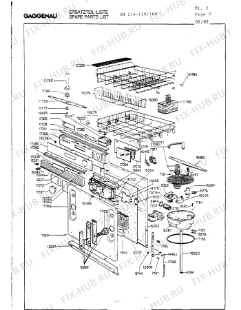 Взрыв-схема посудомоечной машины Gaggenau GM216120 - Схема узла 05