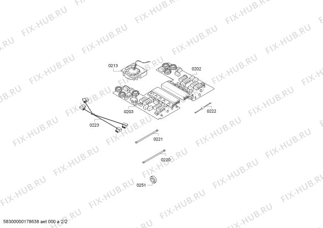 Схема №1 T45T84X2 IH6.1 - Standard+bräter 80 cms. с изображением Стеклокерамика для плиты (духовки) Bosch 00771371