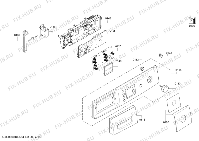 Схема №2 WAE28426 Serie 4 VarioPerfect с изображением Инструкция по установке и эксплуатации для стиральной машины Bosch 18006836