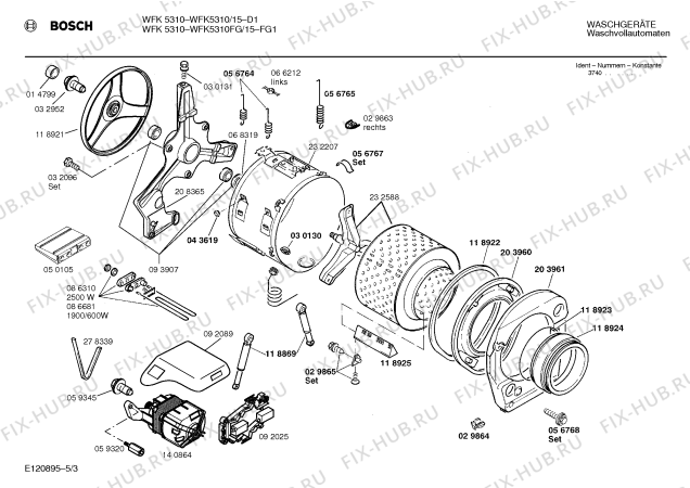 Схема №2 WFK5310FG WFK5310 с изображением Панель для стиралки Bosch 00278136