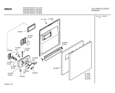 Схема №1 SGS43A12GB Exxcel auto option с изображением Передняя панель для электропосудомоечной машины Bosch 00367153