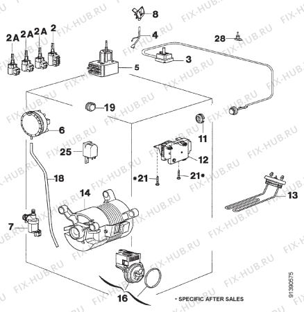 Взрыв-схема стиральной машины Zanussi TL1084V - Схема узла Section 5