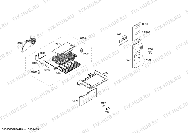 Схема №3 3KFE3081 с изображением Контактная пленка для холодильника Bosch 00640895