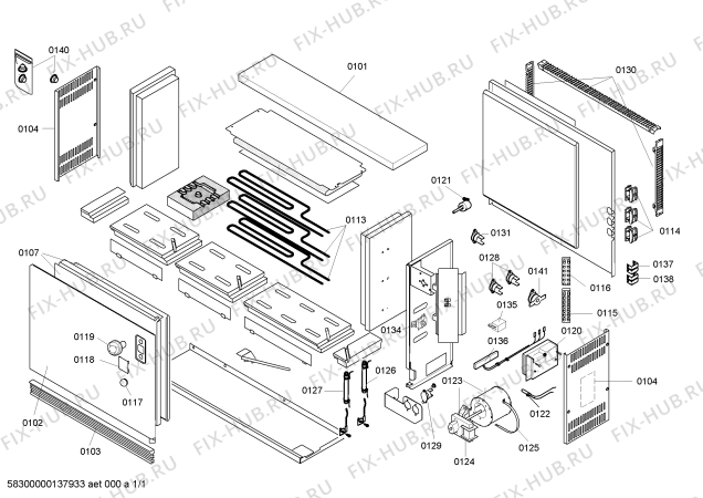 Схема №1 46/2607 VFDi70C с изображением Температурный ограничитель для стиралки Bosch 00615713