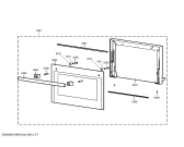 Схема №5 HB22D5Z1C с изображением Внутренняя дверь для духового шкафа Siemens 00685819