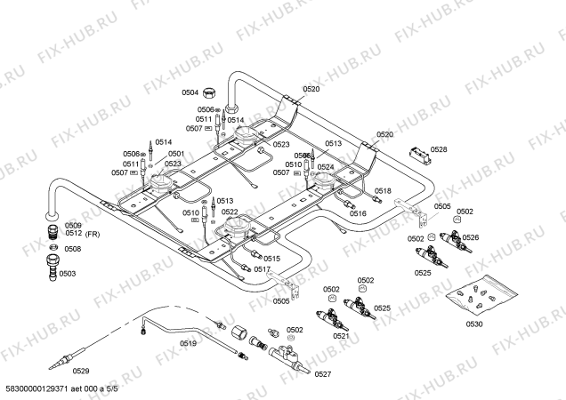 Схема №2 HG343210E с изображением Панель управления для плиты (духовки) Siemens 00669729