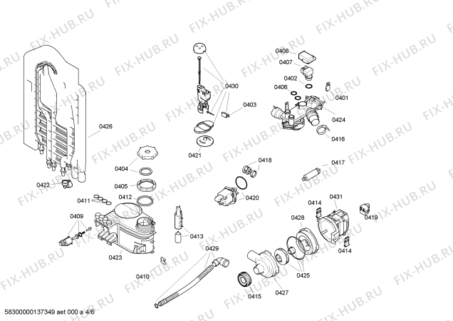 Схема №3 VVD54S01EU с изображением Передняя панель для посудомойки Bosch 00644851