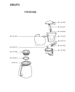 Схема №1 F1875210F(0) с изображением Покрытие для электрокофемашины Krups MS-5974900