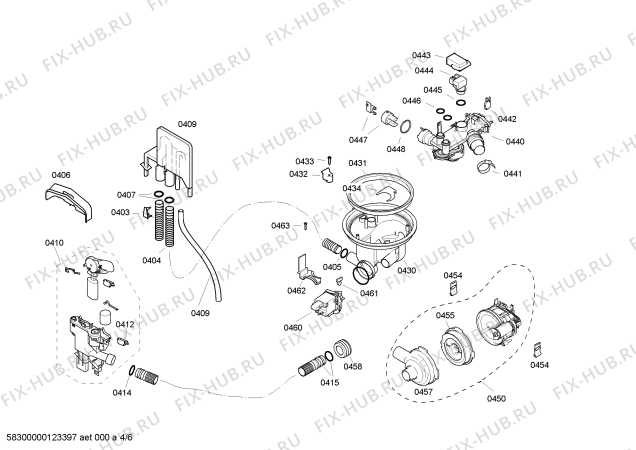 Схема №3 DF291760 с изображением Планка для электропосудомоечной машины Bosch 00449852