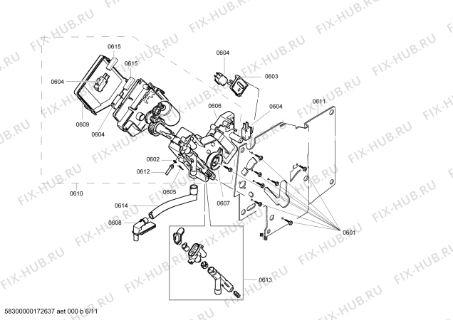 Схема №5 CM210710 Gaggenau с изображением Панель для электрокофеварки Bosch 00496929